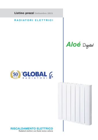 global radiatori - listino aloe